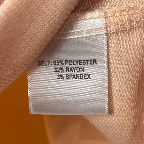 JANE & DELANCEY • Peach Crew Neck Daisy Print Sweater • Size S - Picture 6 of 8